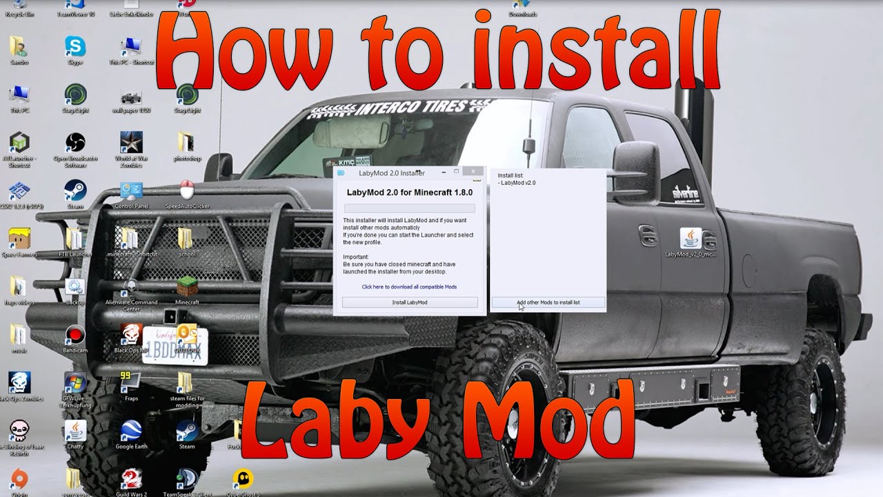 how to install x2m mods
